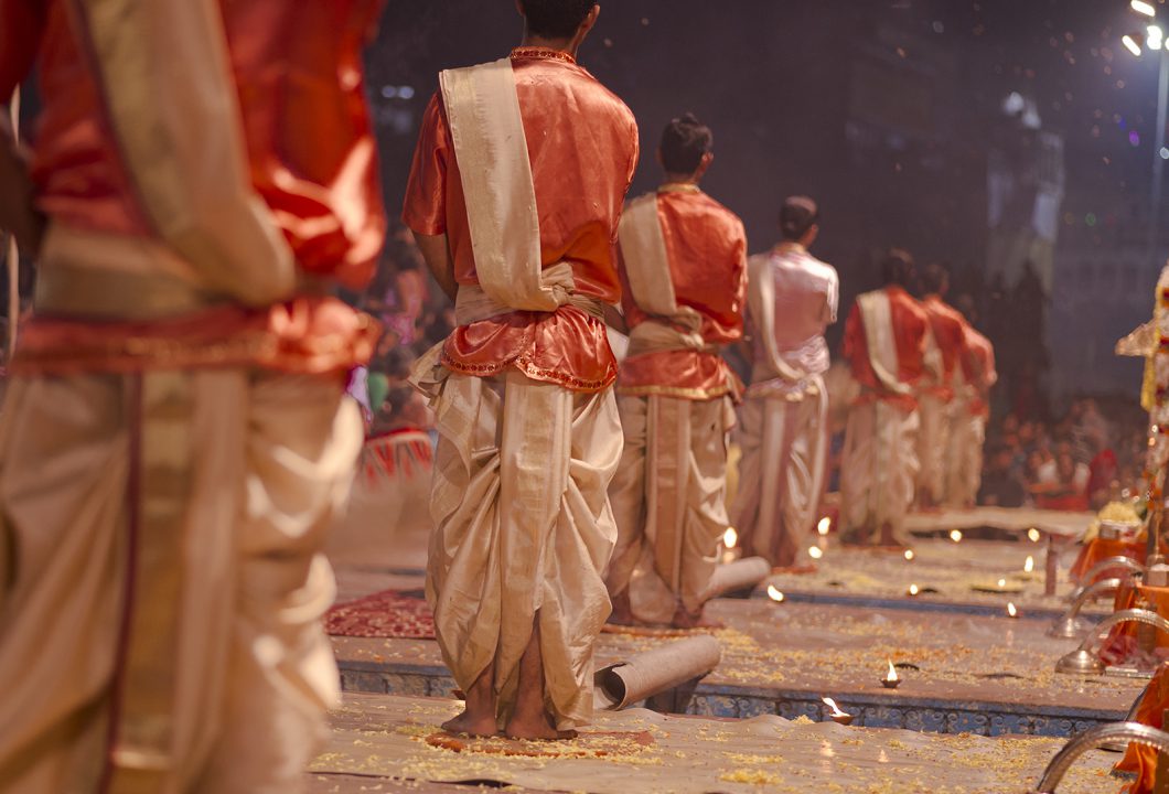 Aarti Zeremonie in Varanasi