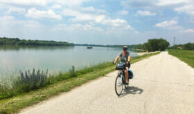 Radfahrer, Donau