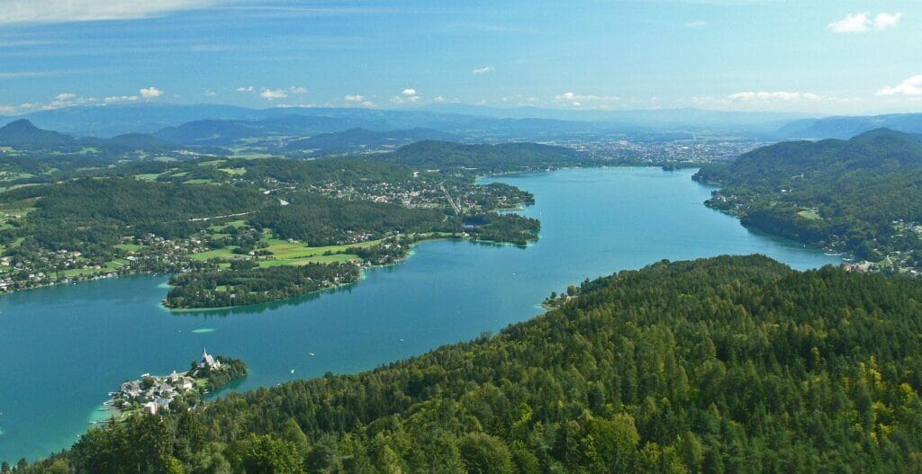 Wörthersee in Kärnten, Osterreich